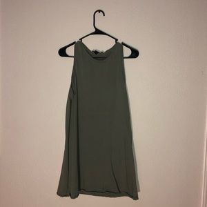 Green tank dress